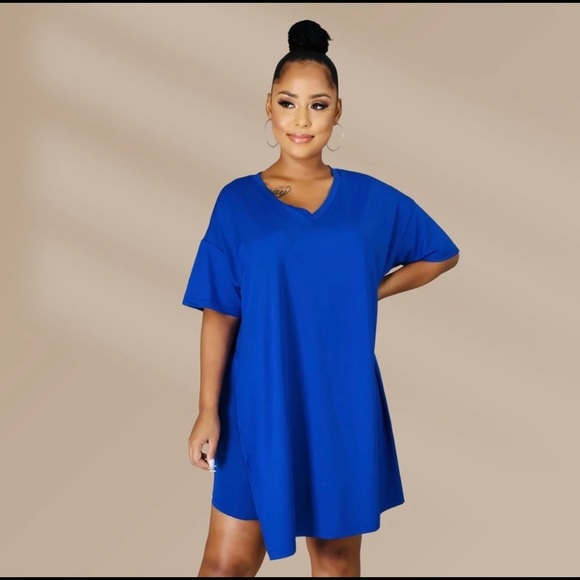 ROYAL Blue Short Set - Picture 2 of 2